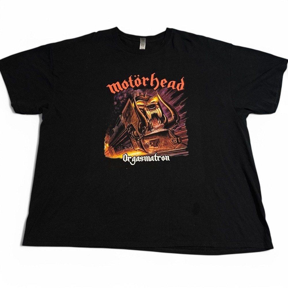Motorhead Orgasmatron Tee Shirt Adult Size 3XL XXXL Black Metal Band VTG‎ Style